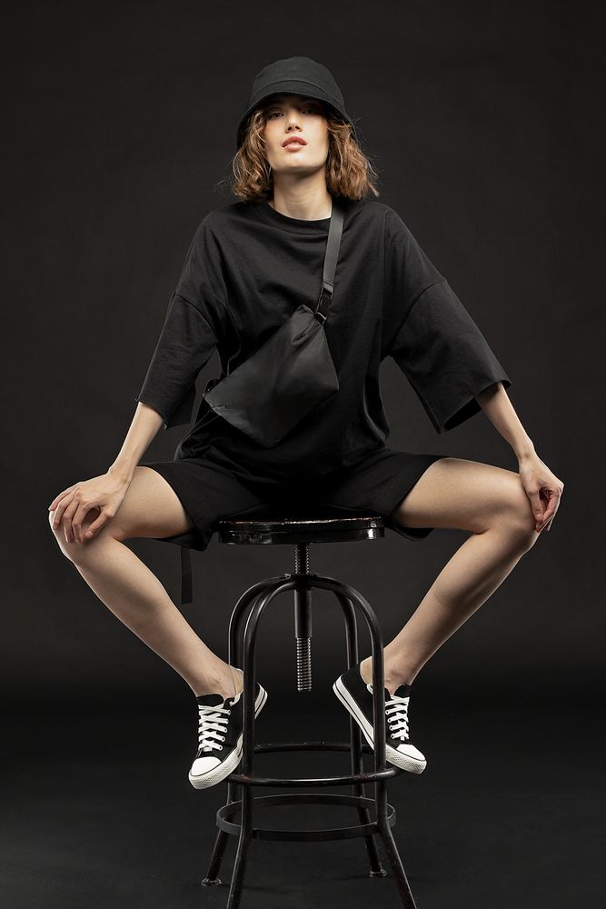 Поясная сумка W1, черная-1