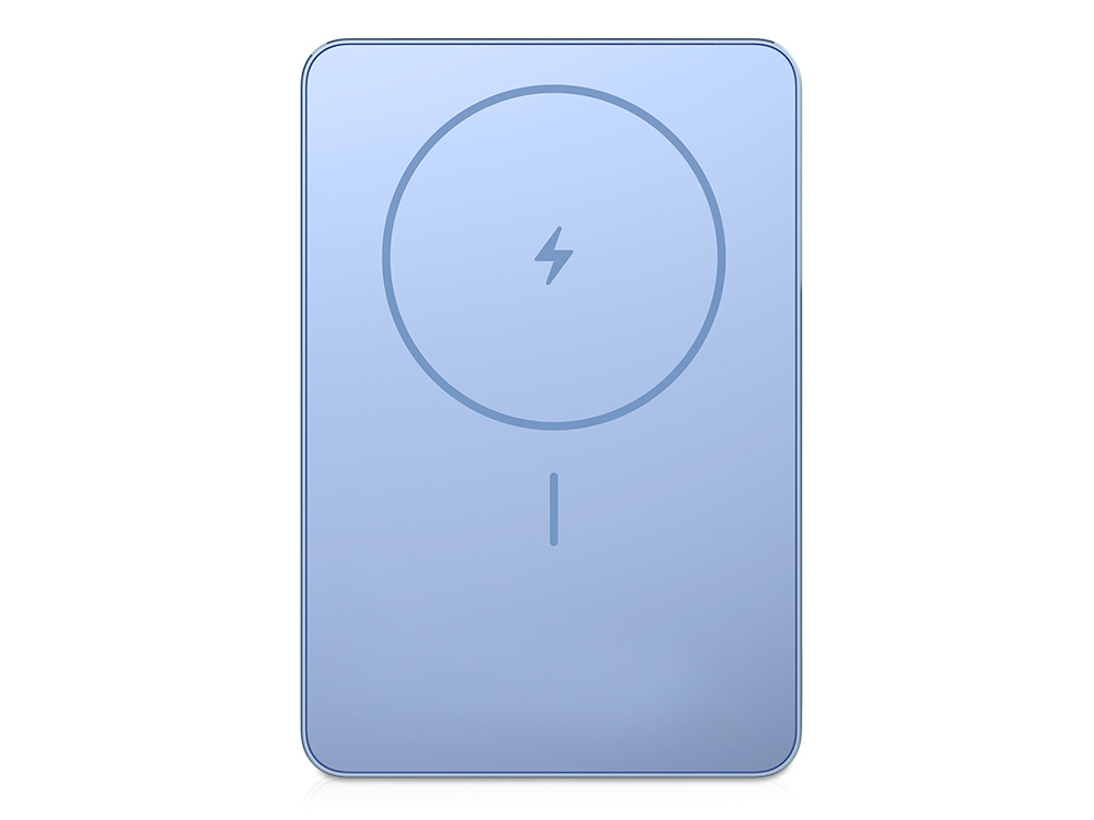 Внешний аккумулятор Xiaomi Super Slim Magnetic Power Bank 5000 Blue-0