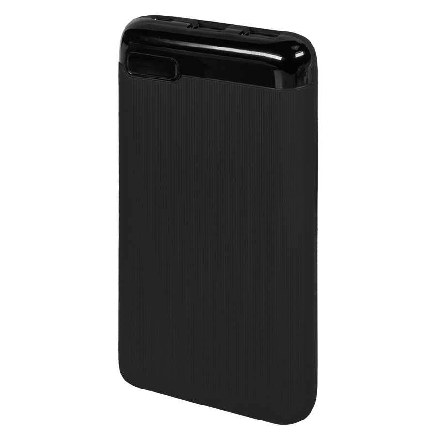 Универсальный аккумулятор Num 10 (10000 мАч), черный, 13,9х6.9х1,4 см, черный-0