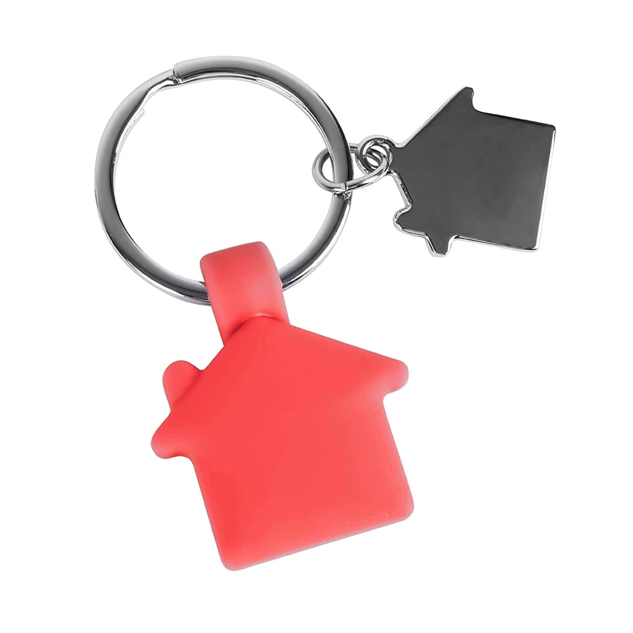 Брелок HOME, ярко-красный-0