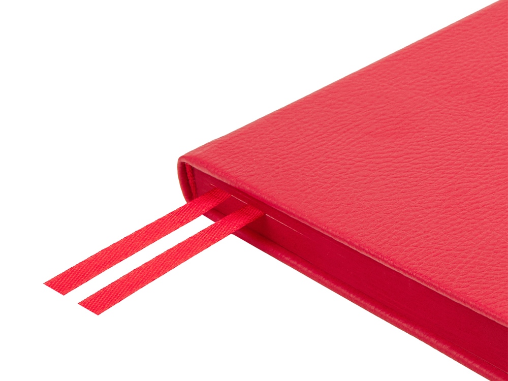 Ежедневник недатированный А5 Megapolis Nappa, красный-5