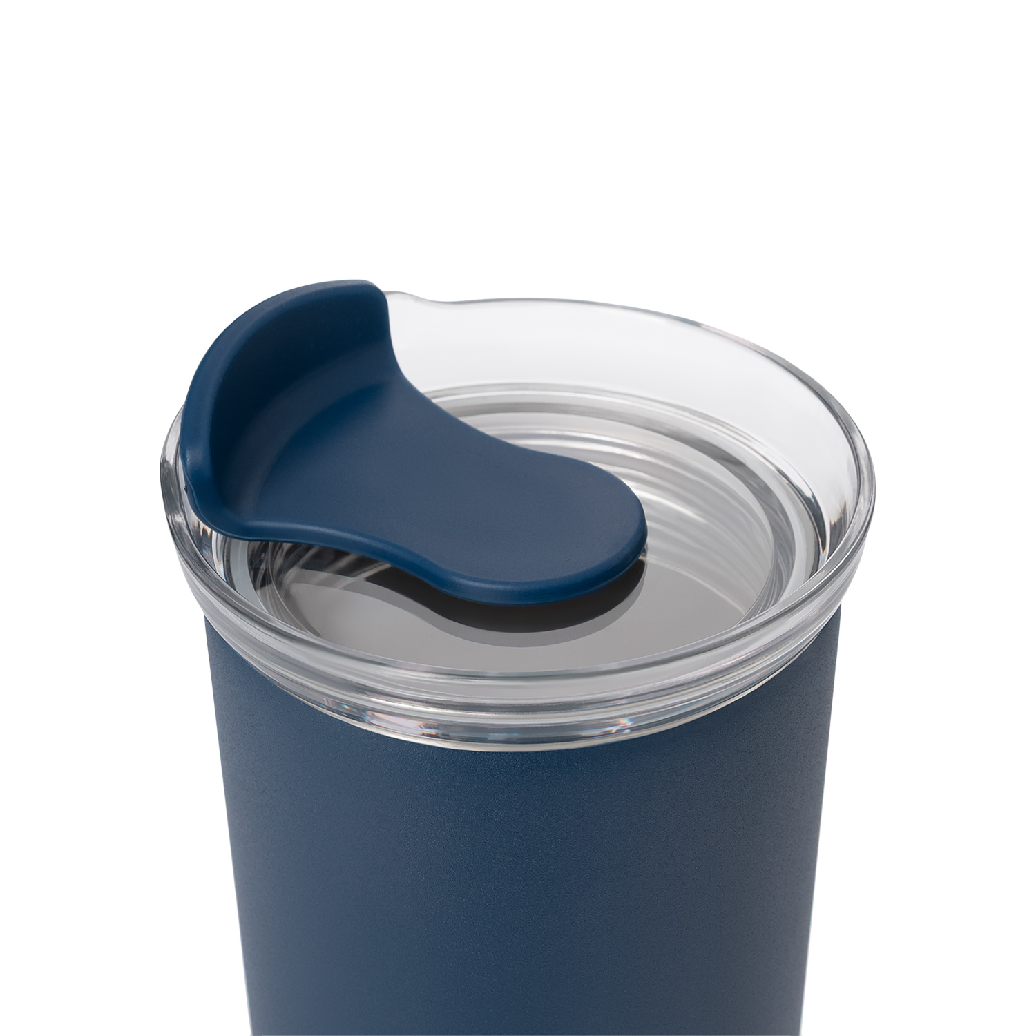 Термокружка вакуумная Страда (Strada), синяя-4