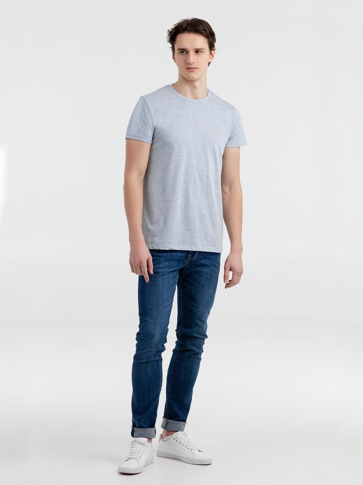 Футболка мужская Regent Fit 150, голубой меланж-2