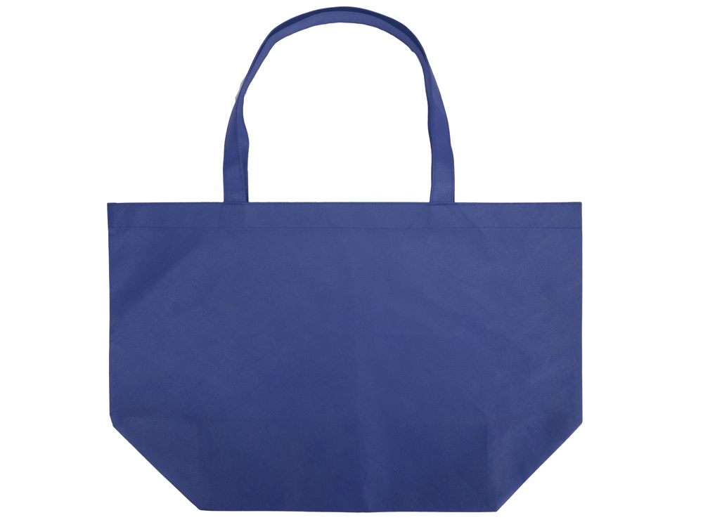 Сумка Reviver с донной складкой из нетканого переработанного материала RPET, синий-3