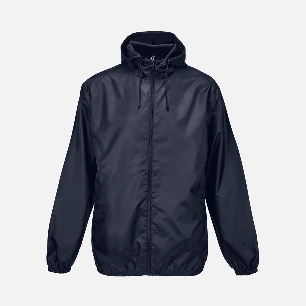 Ветровка унисекс Shield, темно-синяя-0