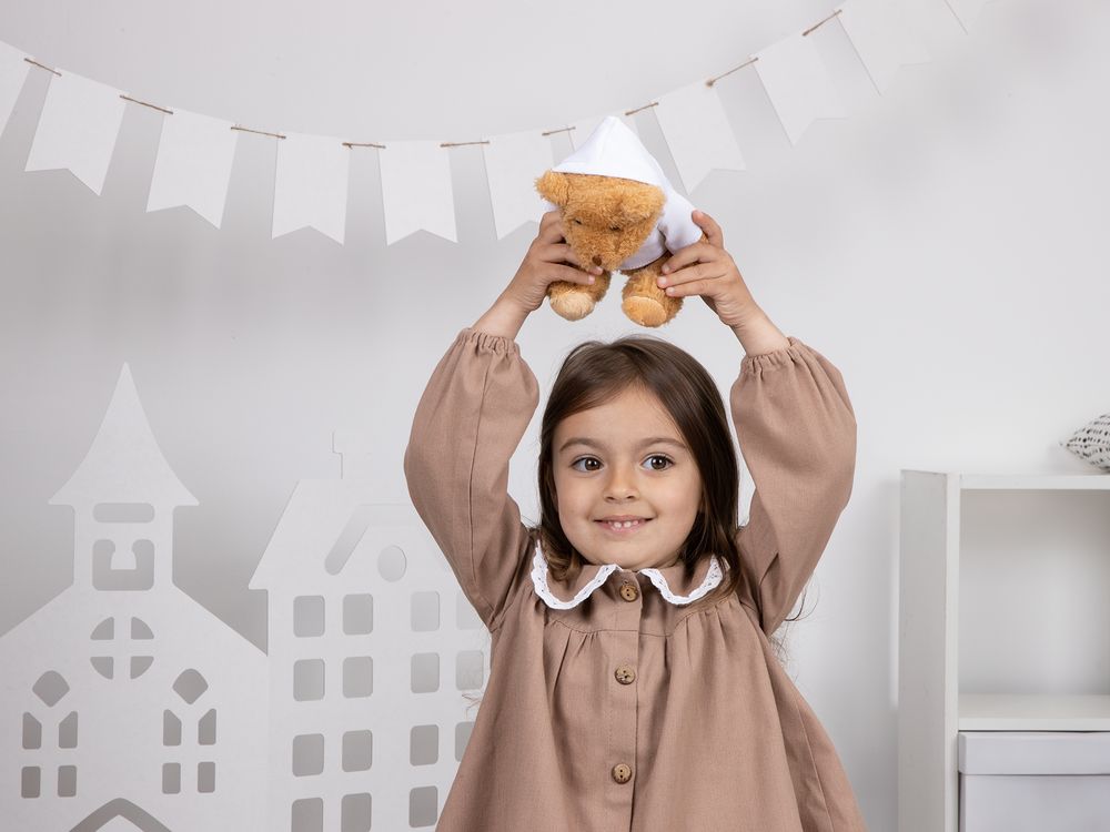 Мягкая игрушка «Мишка Cuddleton» в белом худи-4