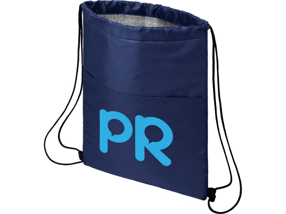 Сумка-холодильник Oriole на шнуровке на 12 банок, темно-синий-5