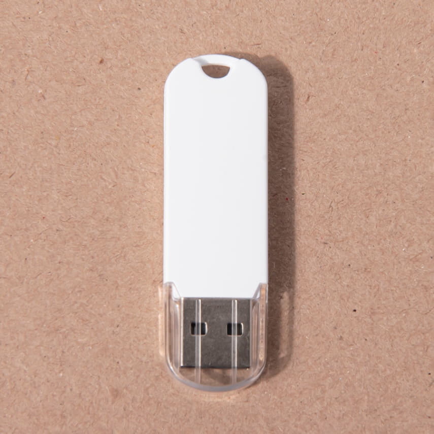 USB flash-карта UNIVERSAL (16Гб), белая, 5,8х1,7х0,6 см, пластик, белый-3