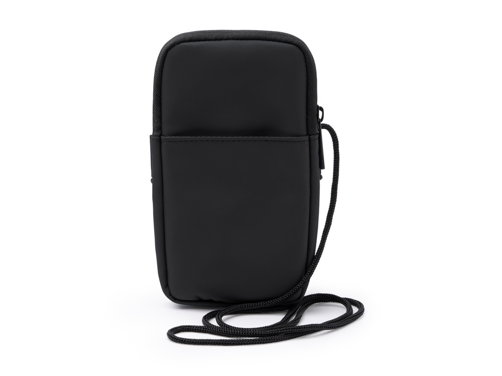 Сумка для мобильного телефона SEUL из экокожи, черный-0