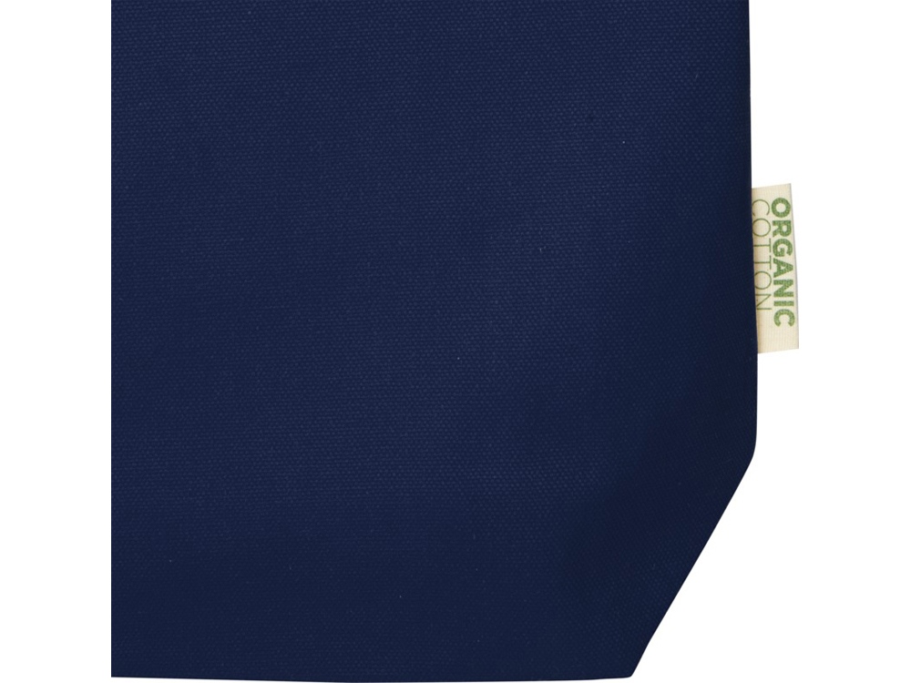 Orissa эко-сумка из органического материала GOTS, плотностью 270 г/м² - темно-синий-3