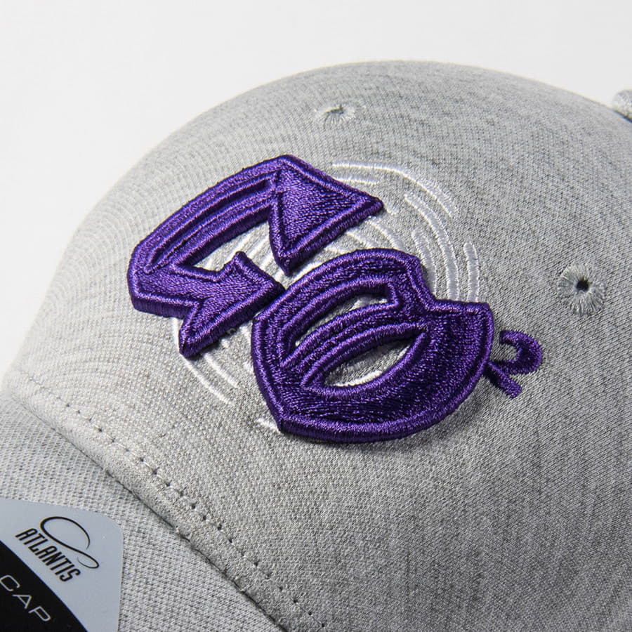 Бейсболка UNI-CAP PIQUET, без панелей и швов, без застежки, серый-6