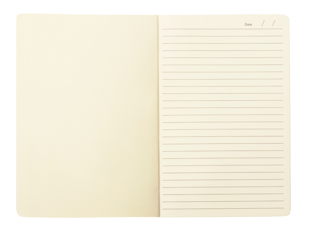 Блокнот А5 в бумажной обложке, белый-2