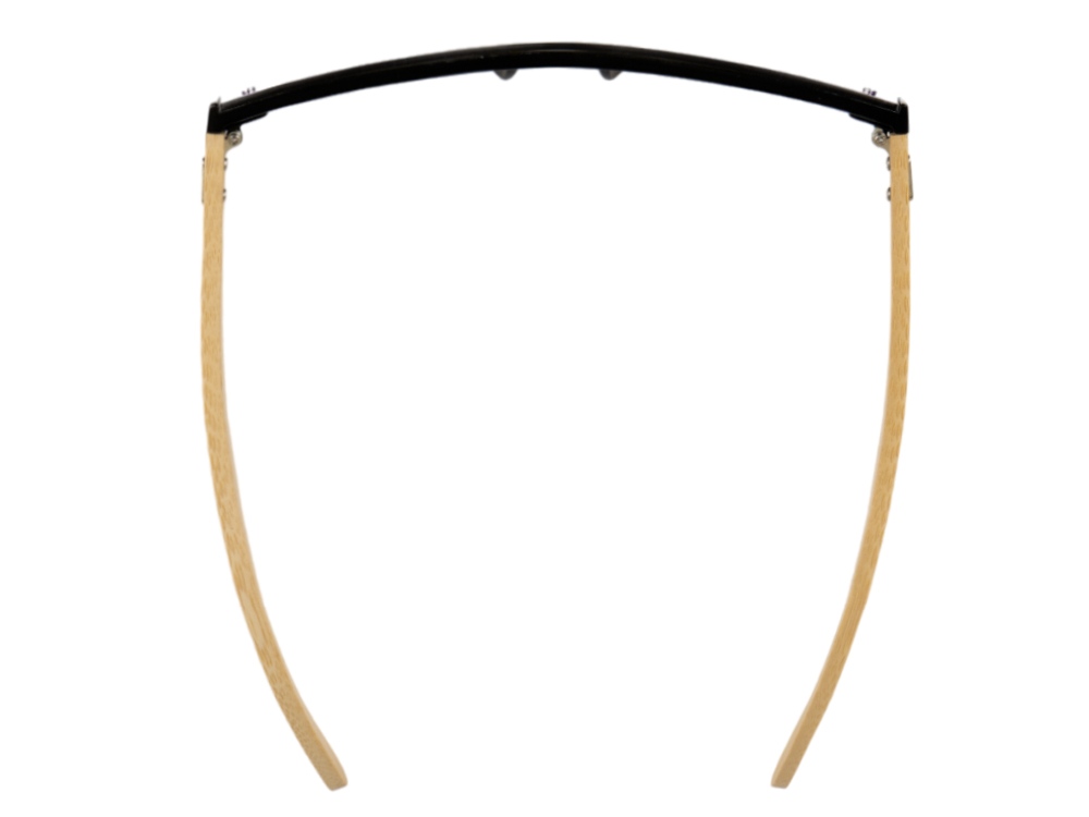 Солнцезащитные очки из бамбука с зеркальной линзой Rockwood Motion, синий-5