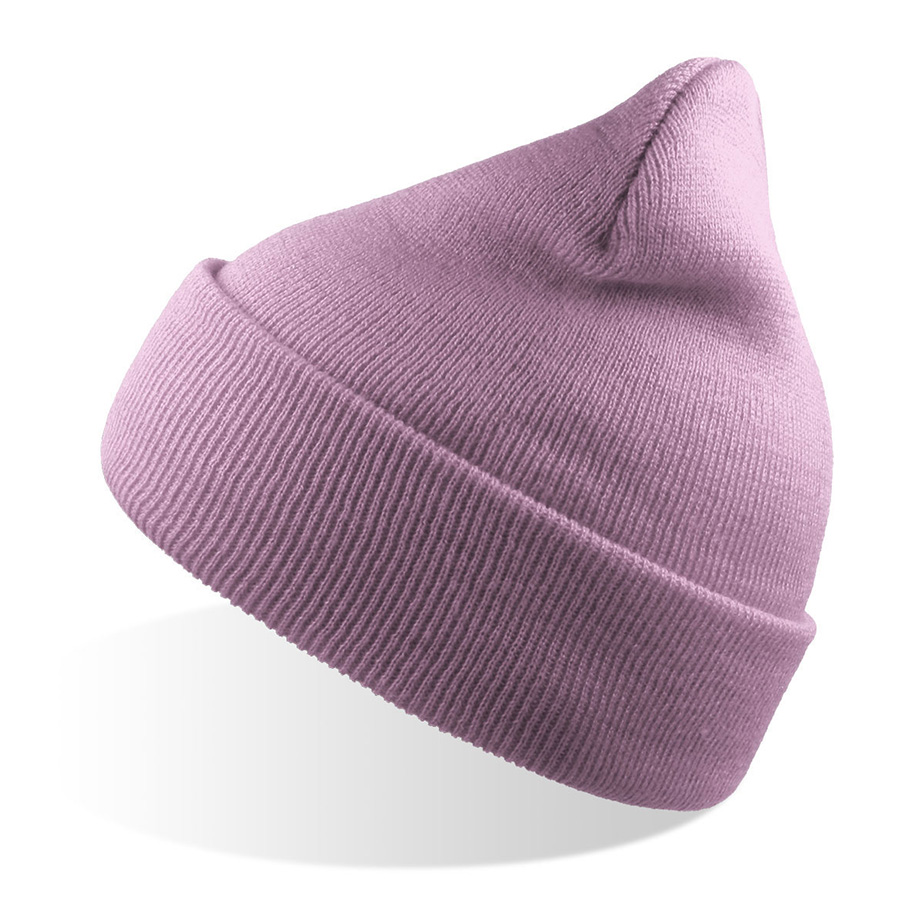 Шапка вязаная  двойная Wind-S, сиреневый-0