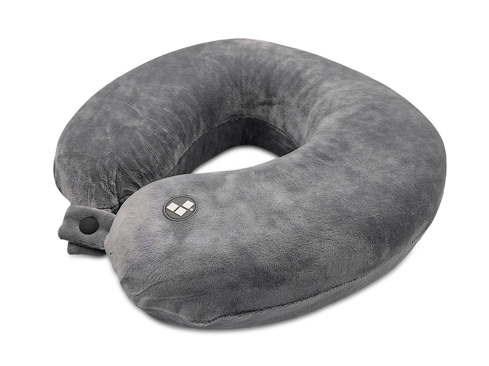 Подушка для путешествий с эффектом памяти Мемо Drowsy Grey-0