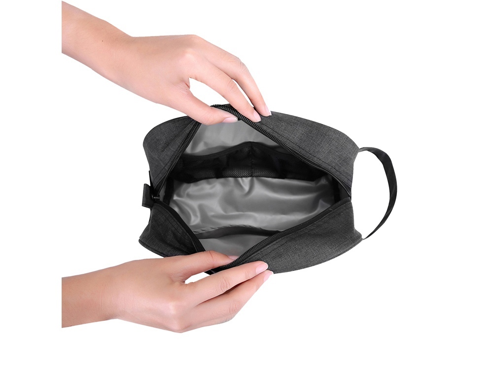 Дорожный несессер District, темно-серый-4