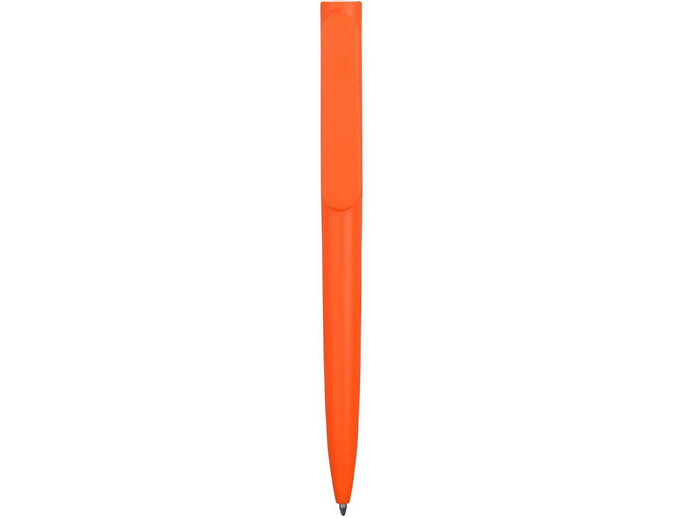Ручка пластиковая шариковая Umbo, оранжевый/черный-1