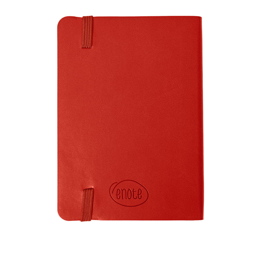 Блокнот SHADY JUNIOR с элементами планирования,  А6, красный, кремовый блок в клетку, красный-6