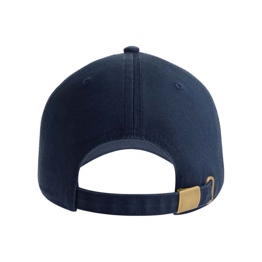 Бейсболка FRASER, органический хлопок, 6 клиньев, металлическая застежка, темно-синий-2