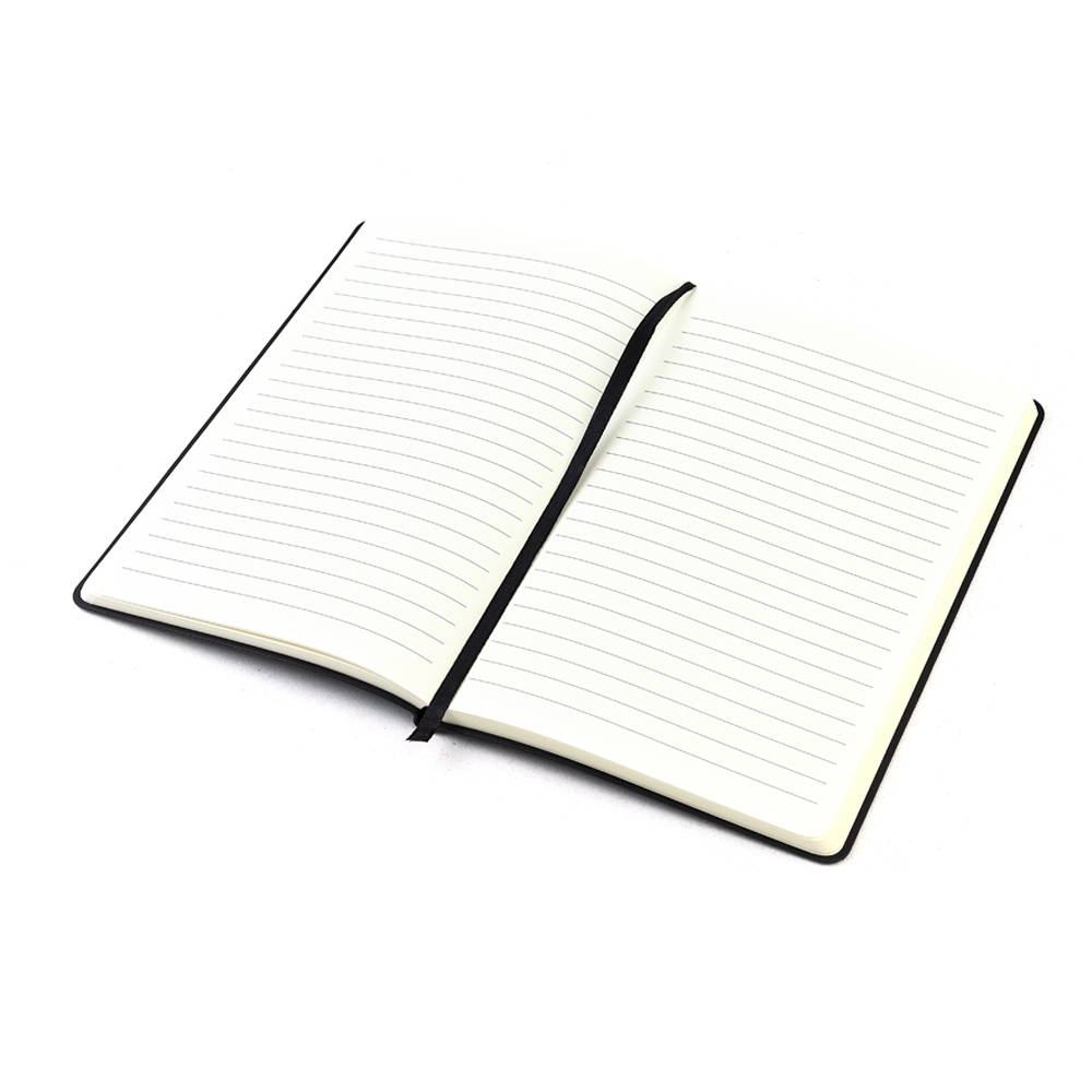 Блокнот A5 Molto в мягком переплёте, Черный-1