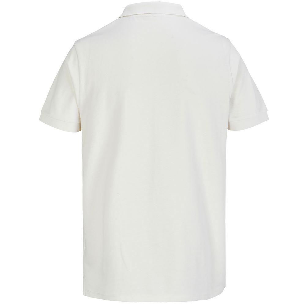 Рубашка поло унисекс Pacific, молочно-белая-1