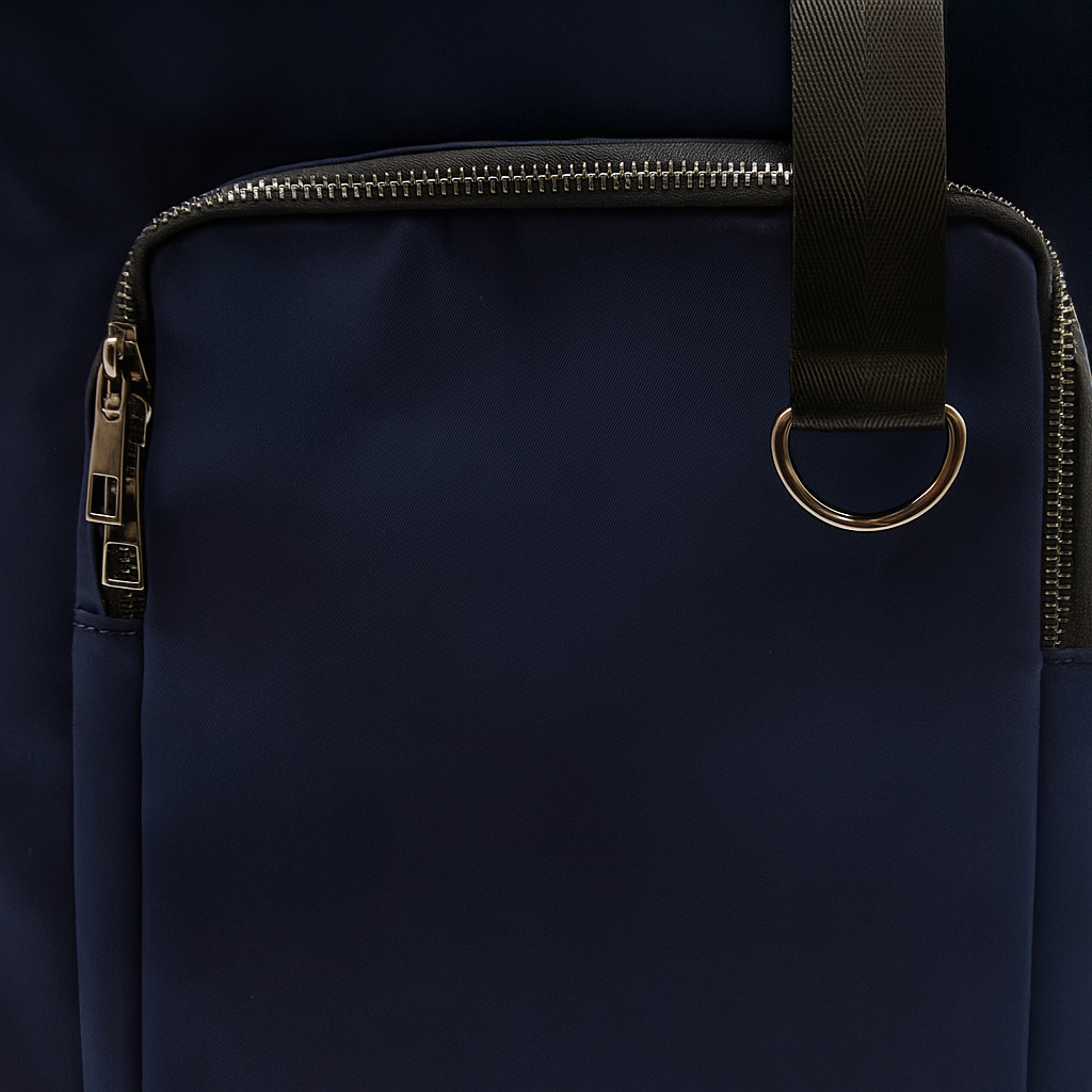 Шоппер Superbag Pocket (темно-синий с черным)-5