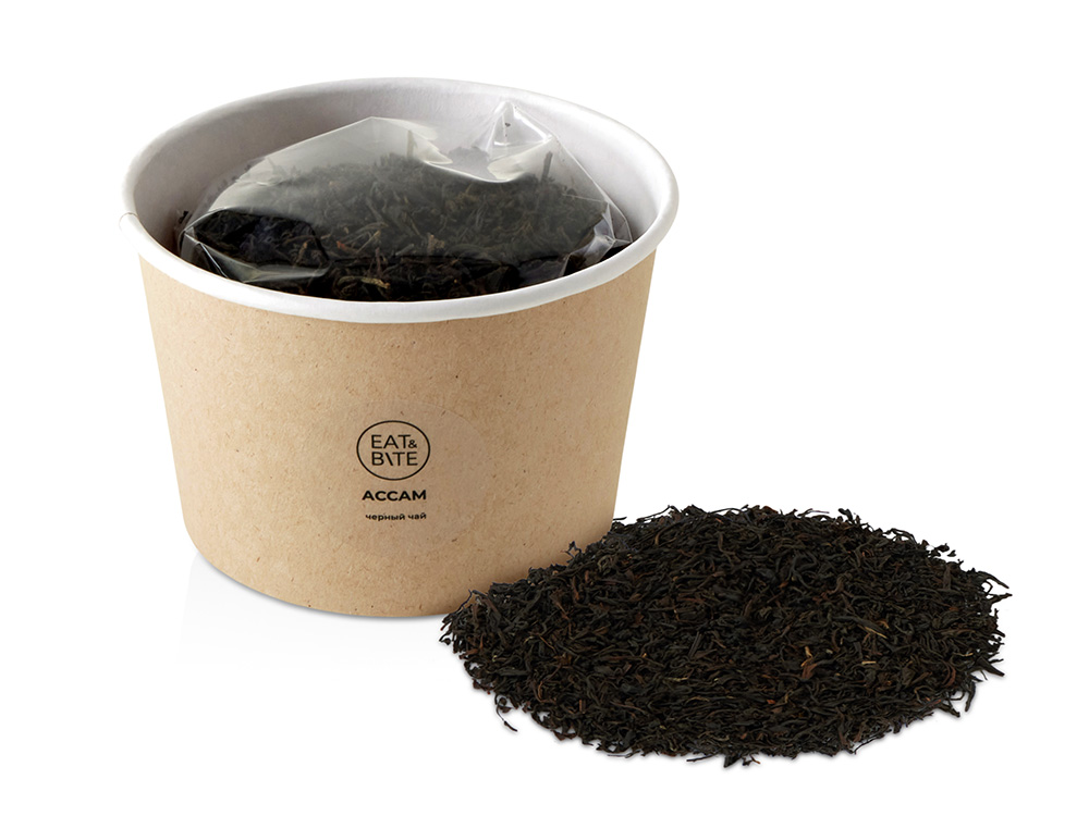 Чай черный Ассам в картонном стаканчике, 50 гр.-0