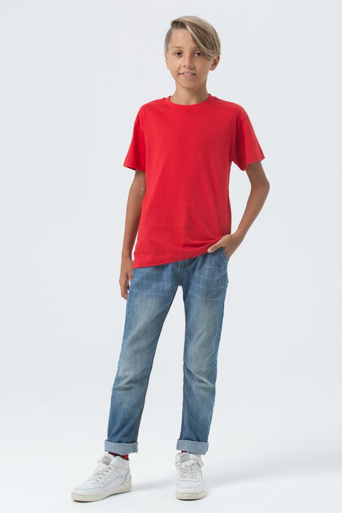 Футболка детская Regent Fit Kids, красная-4