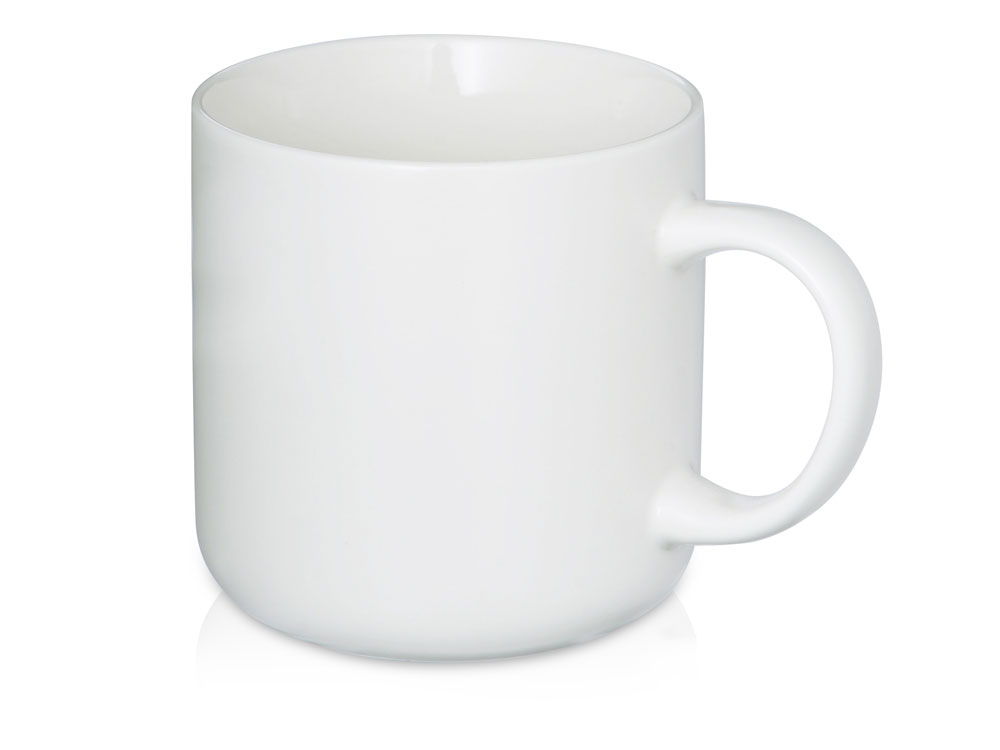 Кружка матовая Rita, 410мл, белый-0
