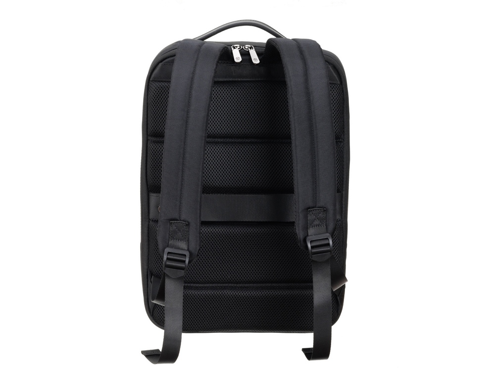 Рюкзак TORBER ВОЯЖ с отделением для ноутбука 15,6'', черный, нейлон/микрофибра, 30x12x42 см, 14л-3