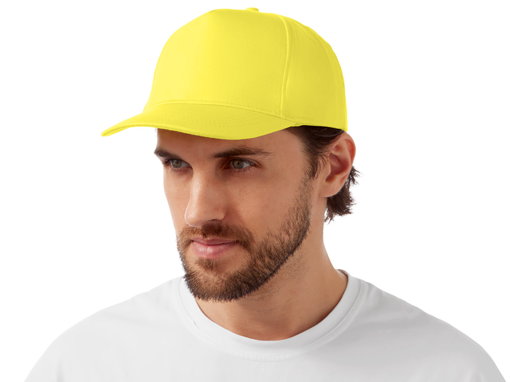 Бейсболка Мемфис 230 5-панельная, yellow-1
