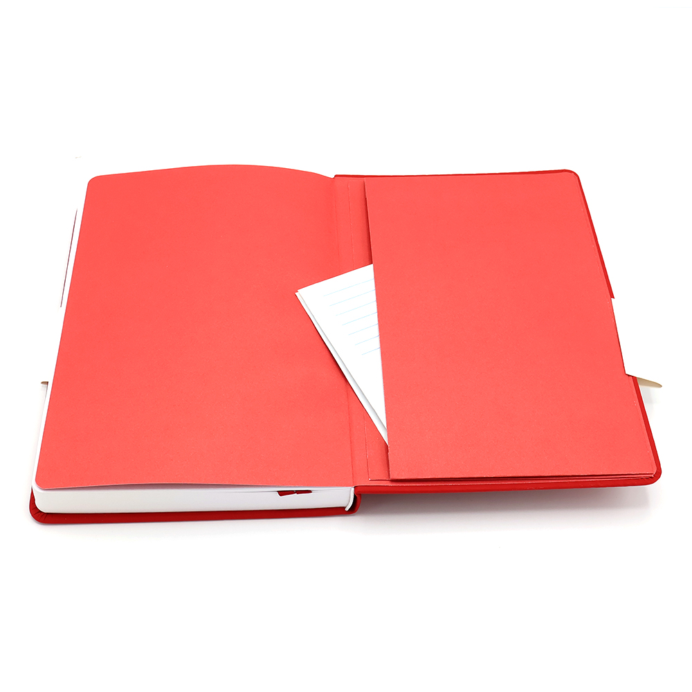 Блокнот A5 Veles в твёрдом переплёте, Красный-2