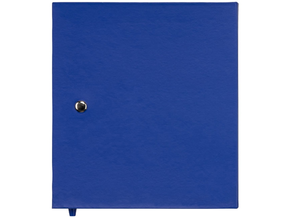 Цветной комбинированный блокнот с ручкой, синий-2