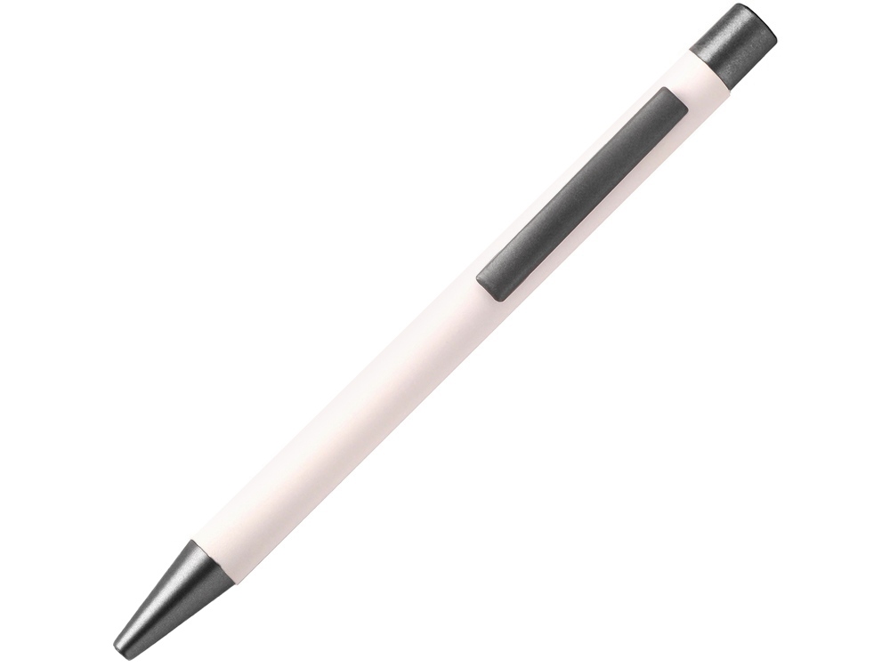 Ручка металлическая шариковая FAMILY MARSEL, soft touch (Белый)-1