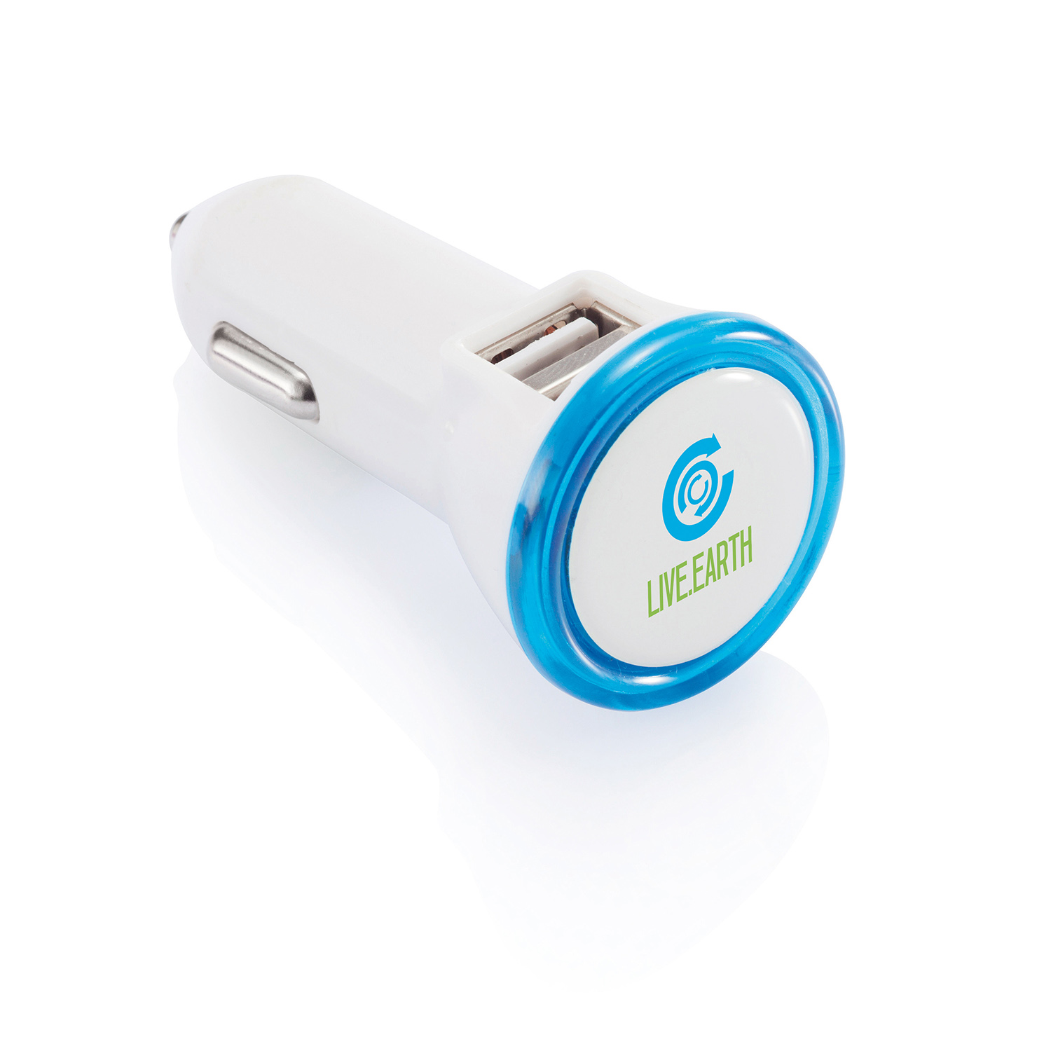 Мощное автомобильное зарядное устройство с 2 USB-портами-2