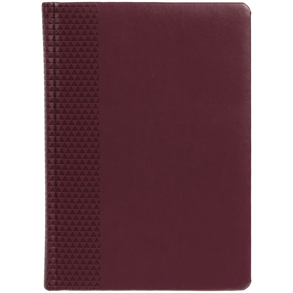 Ежедневник Prizma, недатированный, бордовый-1