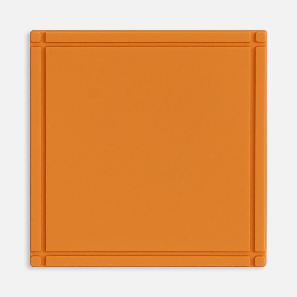 Лейбл из ПВХ Dzeta, L, оранжевый-0