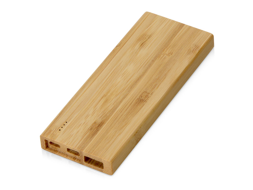 Внешний аккумулятор из бамбука Bamboo, 5000 mAh-0