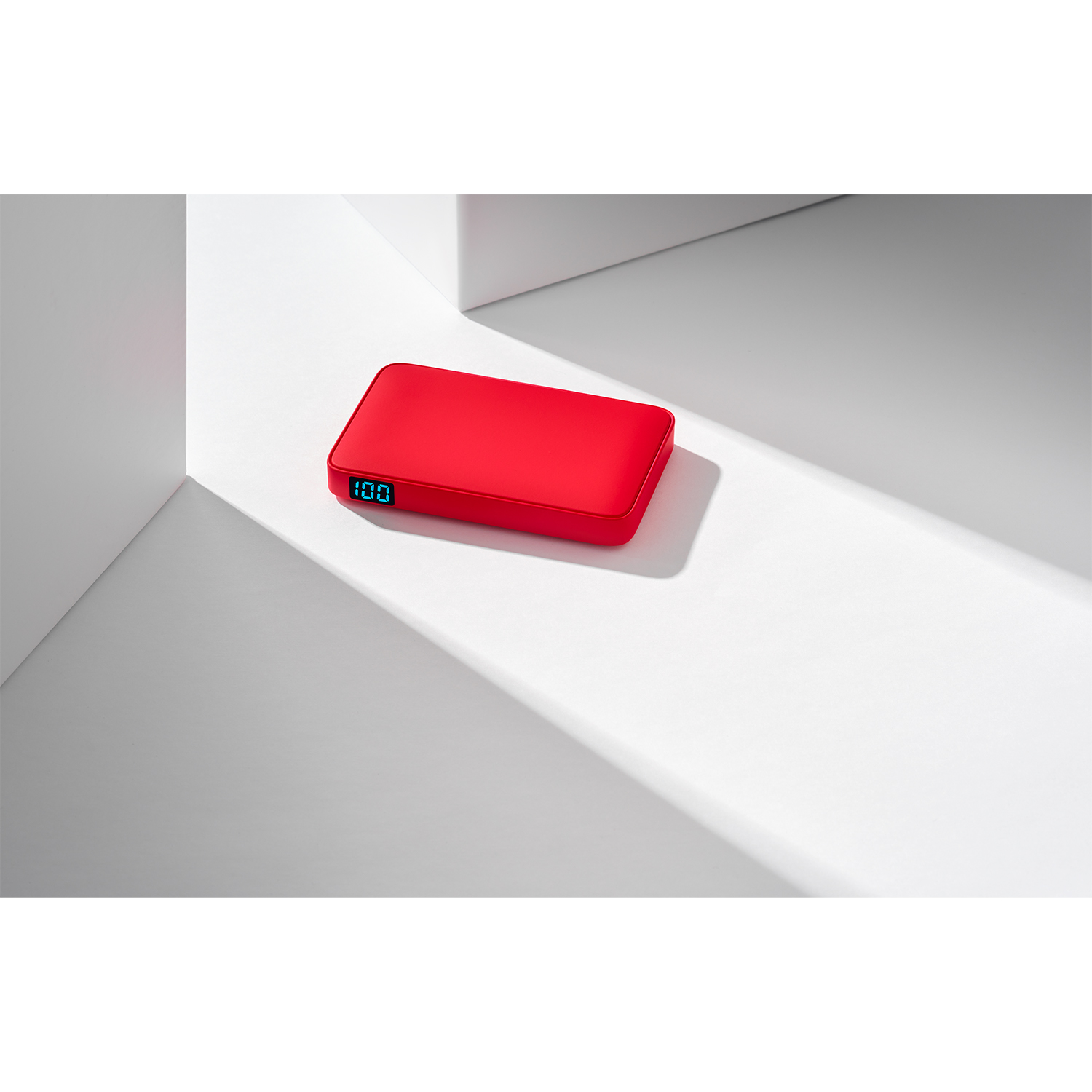 Внешний аккумулятор с подсветкой Анкор (Ancor) 5000 mAh, красный-7