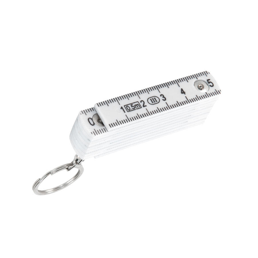 Брелок с рулеткой TEMBEL, белый-0