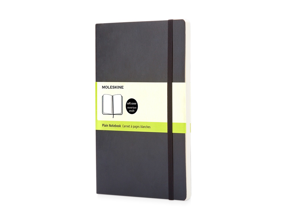 Записная книжка Moleskine Classic Soft (нелинованный), Pocket (9х14 см), черный-0