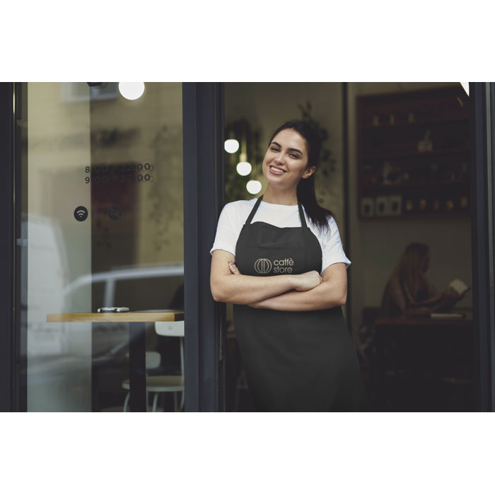 Фартук кухонный, черный-3