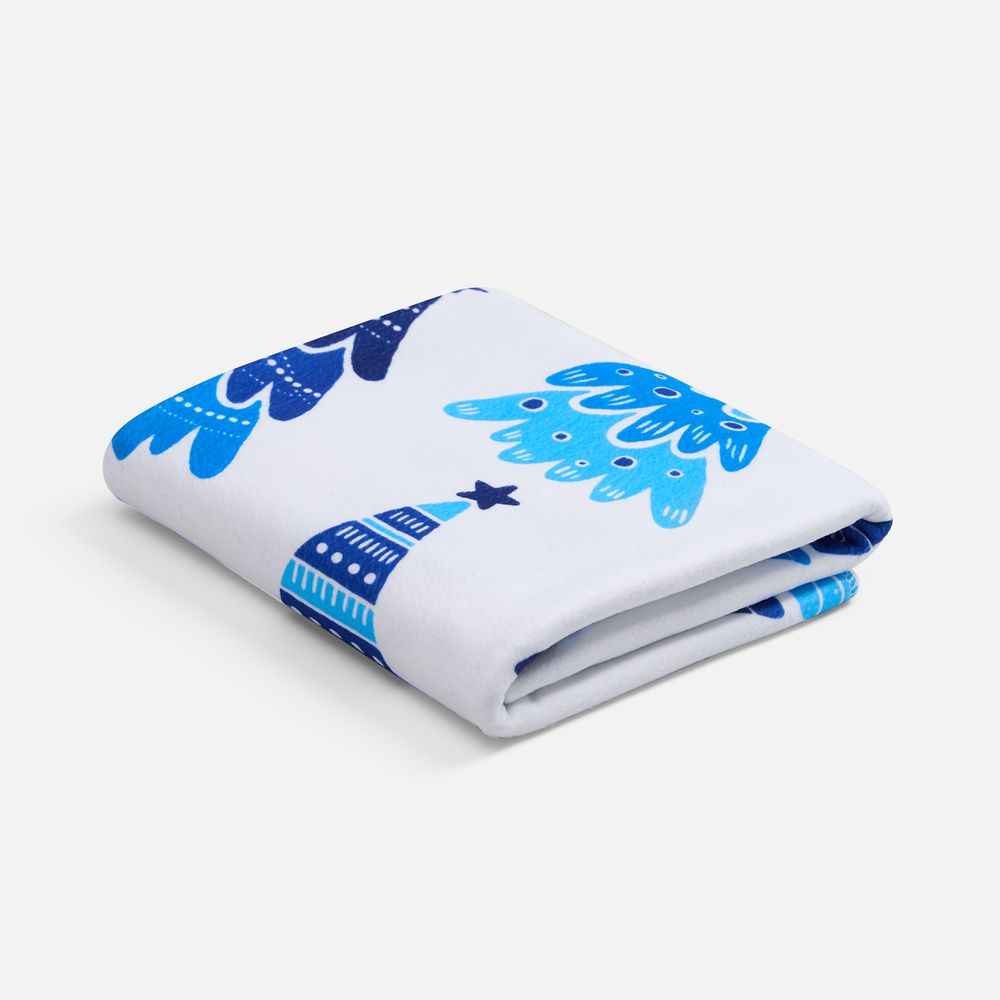 Флисовый плед Imaginario, синий-2