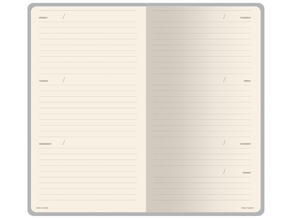 Еженедельник недатированный А6 Morandi. Пыльная роза с нашивкой, пыльно-розовый-5