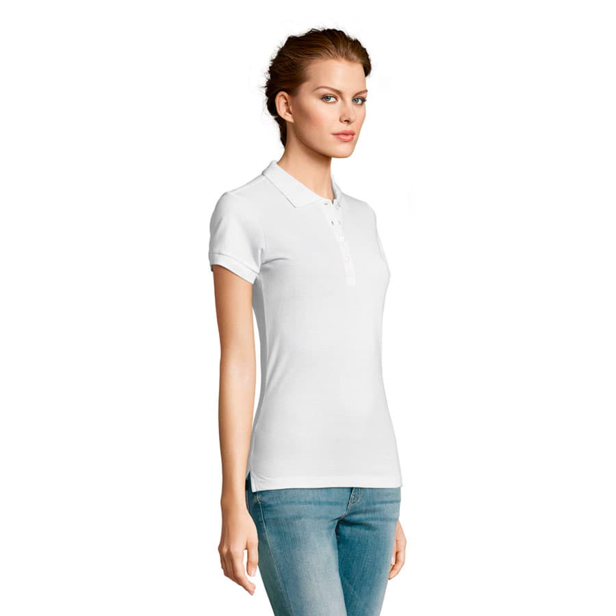Рубашка поло женская PEOPLE 210, белый-3