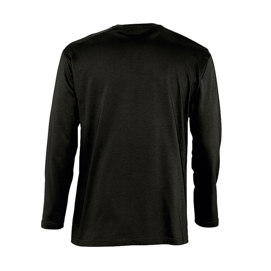 Футболка мужская с длинным рукавом MONARCH 150, черный-1