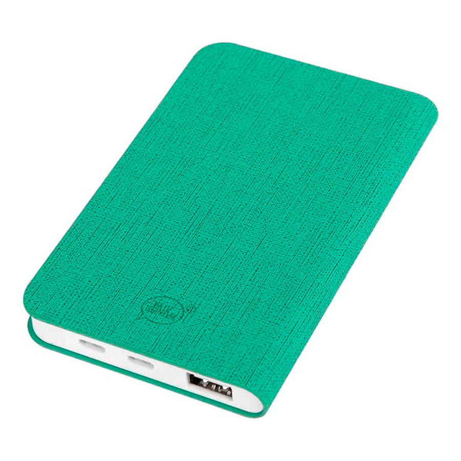 Универсальный аккумулятор "Provence" (5000mAh),зеленый,7,5х12,1х1,1см, искусственная кожа,пл, зеленый-1