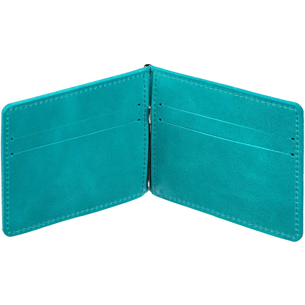 Зажим для купюр Apache, бирюзовый-2