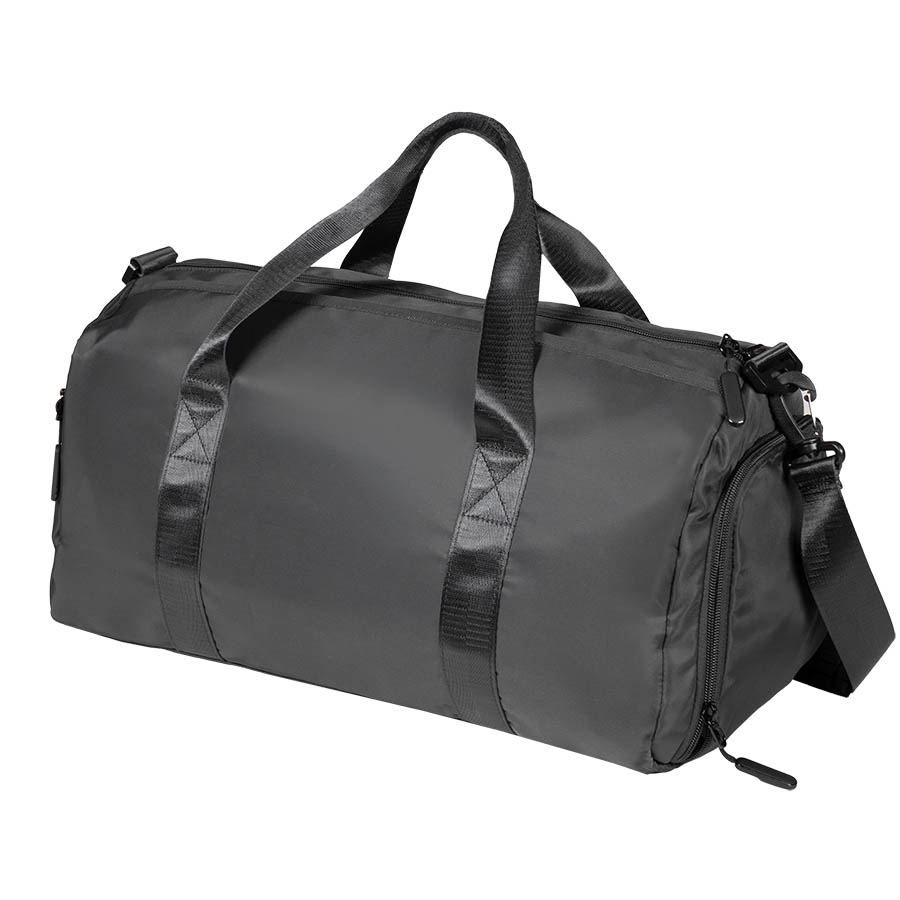 Сумка спортивная "Gym"; чёрная; 45х21х20 см; полиэстер, черный-1