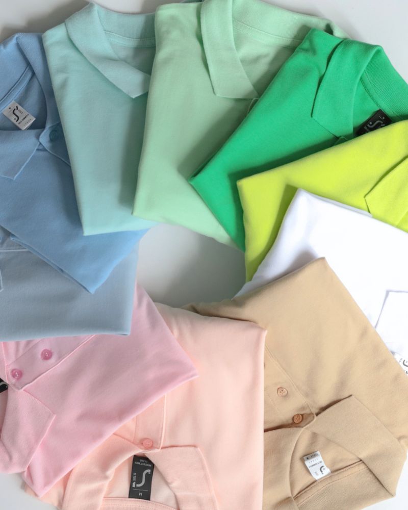 Рубашка поло мужская Summer 170, голубая-6